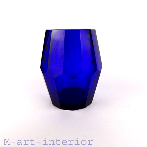 Royal Blau Vase, Josef Hoffmann, Moser, Wiener Werkstätte, Austria um 1920 - Bild 2 von 12