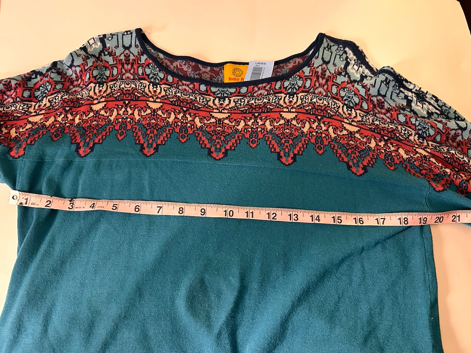 Ruby Rd Petite Size M Sleeve Thin Pullover Sweate… - image 11