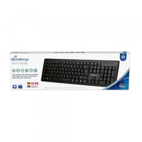Mediarange Funk Tastatur Keyboard Qwertz Kabellos Schwarz MROS111