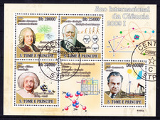Sao Tome und Principe 2009 Block " Internationales Jahr der Wissenschaft "