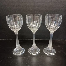 Mikasa Crystal Park Lane Hock Wine Glasses 8 Oz Set of 3 