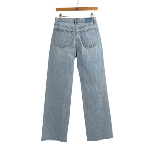 Abercrombie & Fitch The 90s Relaxed Jeans High Rise Light Wash Womens Size 28 - Picture 2 of 8