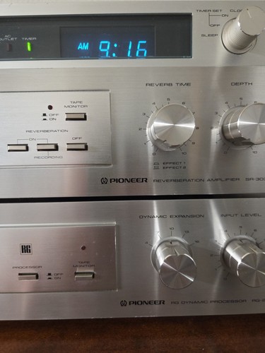 Vtg Pioneer RG-2 Dynamic Processor, SR-303 Reverberation Amplifier DT-510 Timer - Picture 4 of 18
