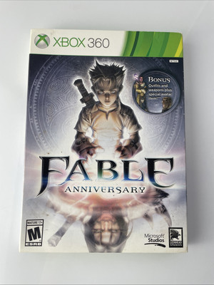 Microsoft XBox 360 Fable Anniversary CIB w/Sleeve Game Tested