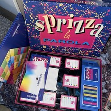 SPRIZZA LA PAROLA - CLEMENTONI GIOCO DA TAVOLO USATO COMPLETO VINTAGE