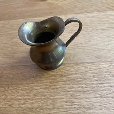 Mini-Krug, Messing, 7 cm, Vintage, Puppenzubeh&ouml;r?, Setzkasten