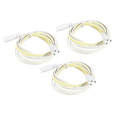 3pcs Lamp Connecting Wire 150cm 3 Pin LED Integrated Tube Cable Link Cords