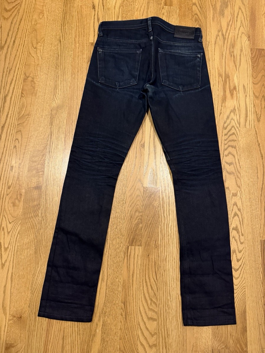 United Stock Dry Goods Selvedge Denim Slim Jeans 29 Fits 31x32.5 Slight 1020 View 3