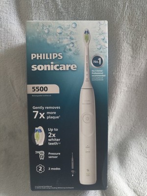 Philips Sonicare 5500 Elektrische Zahnbürste, Schallzahnbürste mit 2 Modi - Neu