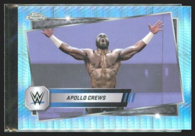 2025 Topps Chrome WWE Apollo Crews Prism Refractors #114