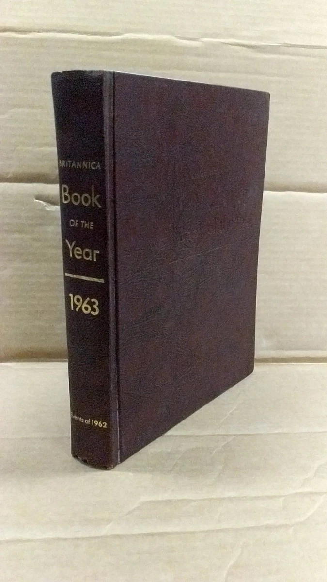 Britannica Book Of The Year In Antiquarian & Collectible Books for