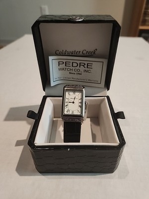 Coldwater Creek Pedre Croc n Scroll Women's Watch - New in box