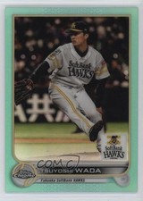 2022 Chrome NPB Nippon Professional Baseball Aqua Refractor Tsuyoshi Wada o1w