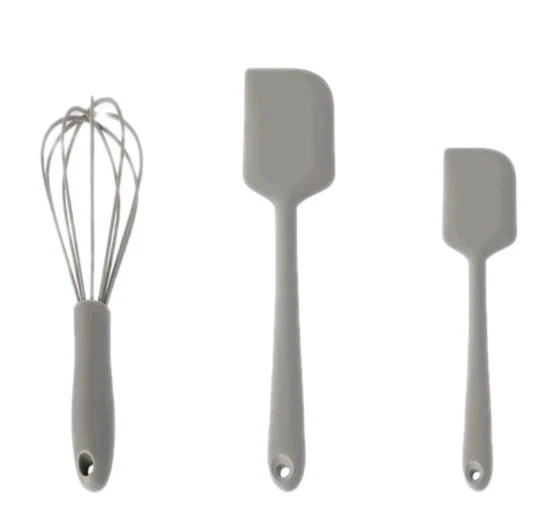 Thyme & Table ~ Three (3) Piece Utensil Set ~ MADISON ~ 2-Spatulas ~ 1-Whisk