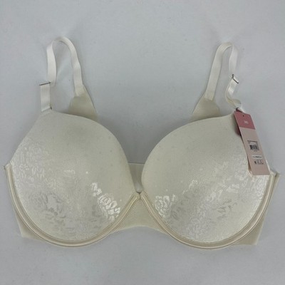 Secret Treasures Lace Push Up Bra w/ Bonded Back Women's Size 38D Cream New NWT