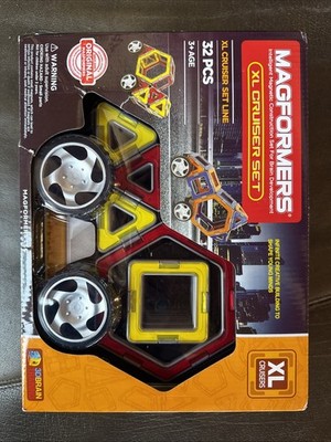 Magformers XL Cruisers Magnetic Building Blocks Set (32 Pieces)