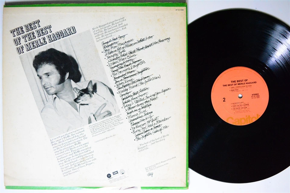 MERLE HAGGARD The Best Of The Best Of CAPITOL LP VG+  - Image 2 of 2