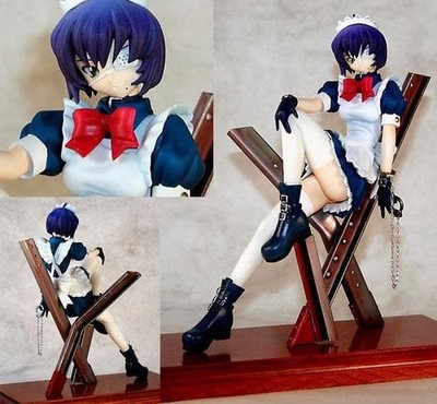 Ikki Tousen Lu Hao Shimei Maid Ver 1/7 Polystone Statue 20cm Used
