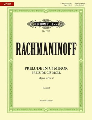 Prelude in C# minor Op.3 No. 2 Piano Music Rachmaninov Edition Peters