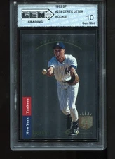 Derek Jeter Rookie 1993 SP Foil #279 RC Card MLB New York Yankees GEM MINT 10