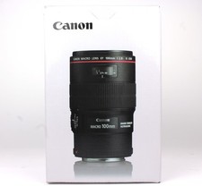 Canon EF 100mm f/2.8 L Macro IS USM Lens for DSLR - New
