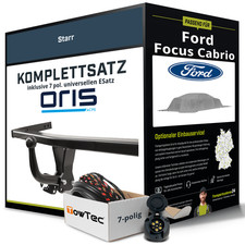 Anhängerkupplung ORIS starr für FORD Focus Cabrio +E-Satz NEU