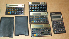 VTG 1980S 1980'S HP HEWLETT PACKARD 12C 17B II FINANCIAL CALCULATOR LOT AS IS