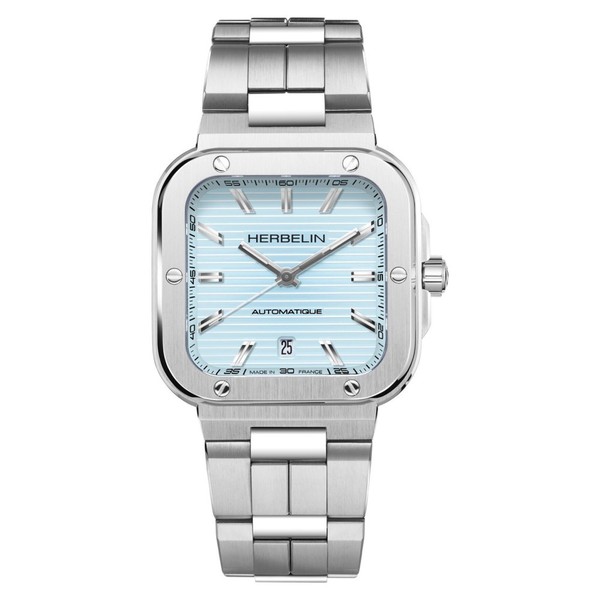Herbelin 1646B25 Cap Camarat Square Automatic – Herrenuhr-image