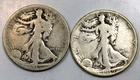 Pair of 1919 D & 1919 S Walking Liberty Half Dollars !!