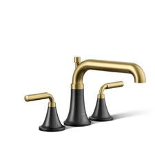 Kohler T26440-4-BMB Tone™ Deck-Mount Bath Faucet Trim with Diverter, Matte Black