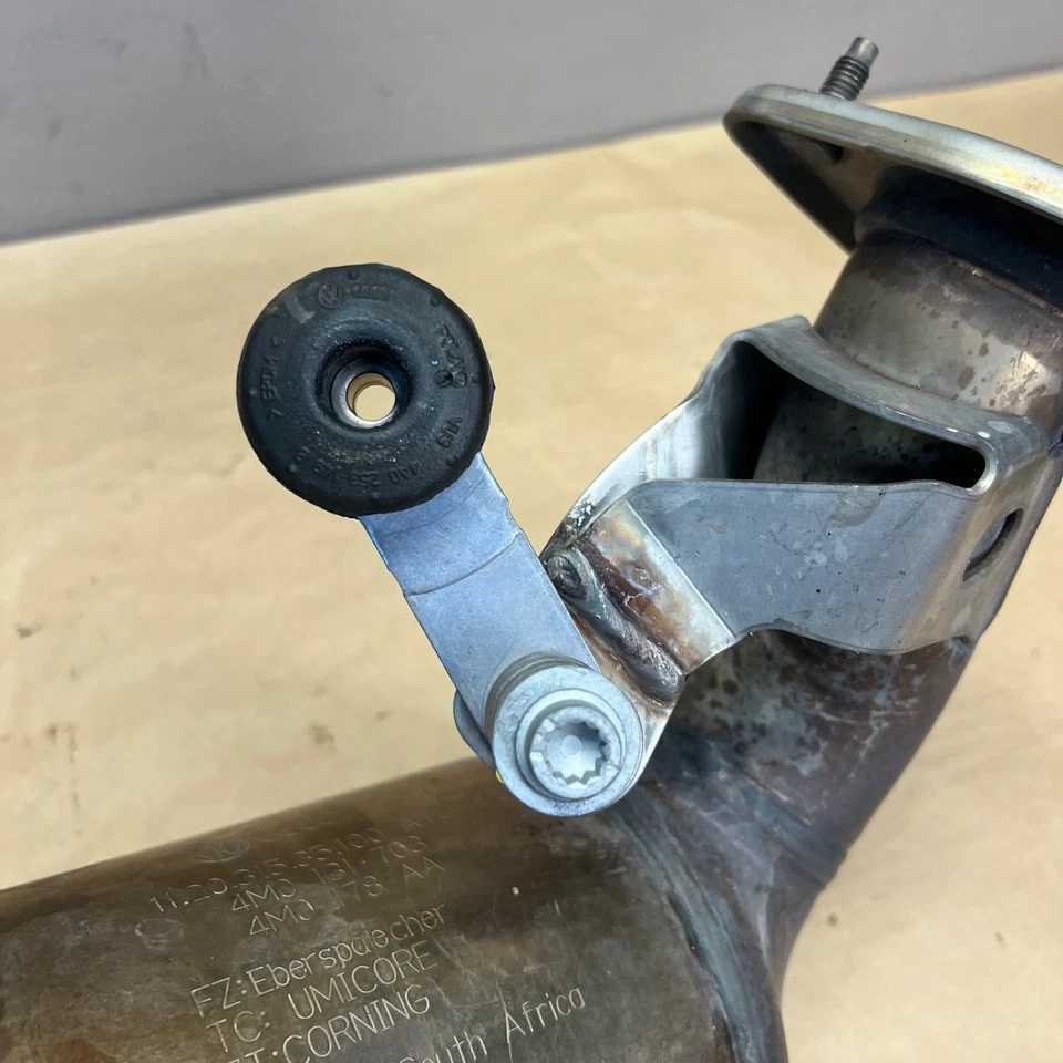 Audi Q7 3.0 2017-19 convertidor catalítico lado izquierdo tubo de escape chatarra OEM Foto 4 de 4