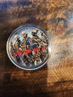 1 Ounce Silver Round - Colorblast George Wash. Come And Take It - Paint Bubbling
