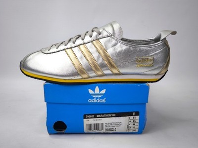 adidas Marathon Vin vintage metal silver 2007 Gr. UK 9.5 / Eur 44 Special 096682