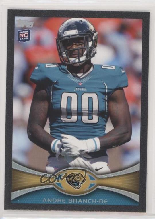 2012 Topps Black 18/57 Andre Branch #362 Rookie RC fm0