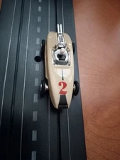 Vintage Aurora T-Jet Tan #2 Gran Prix Racer #1361 with New Tires