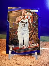 Brittney Griner 2025 Panini Prizm WNBA Blue Velocity Prizm #46 Atlanta Dream