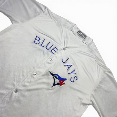 Majestic Toronto Blue Jays Jersey White Men Size XL Embroidered MLB Y2K Baseball