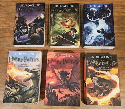 Harry Potter 1-6 Incomplete Book Set 2014 Bloomsbury Jonny Duddle Paperbacks