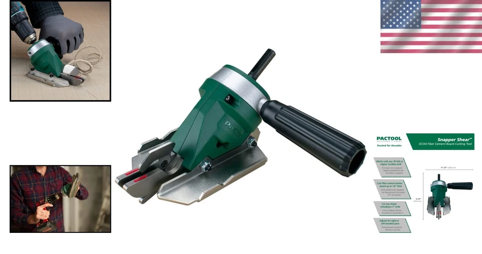Snapper Shear Pro - Herramienta de corte de precisión para tablas y taladros de fibra de cemento Foto 2 de 4