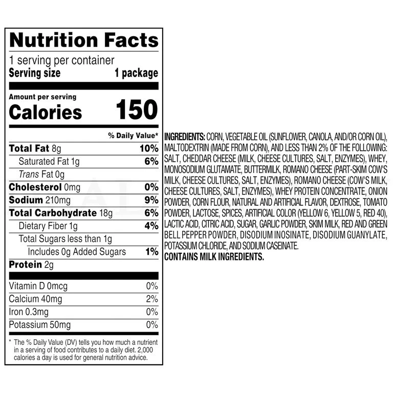 Doritos Nacho Cheese Flavored Tortilla Chips 1oz Lot of 100 Bags - Image 3 of 4