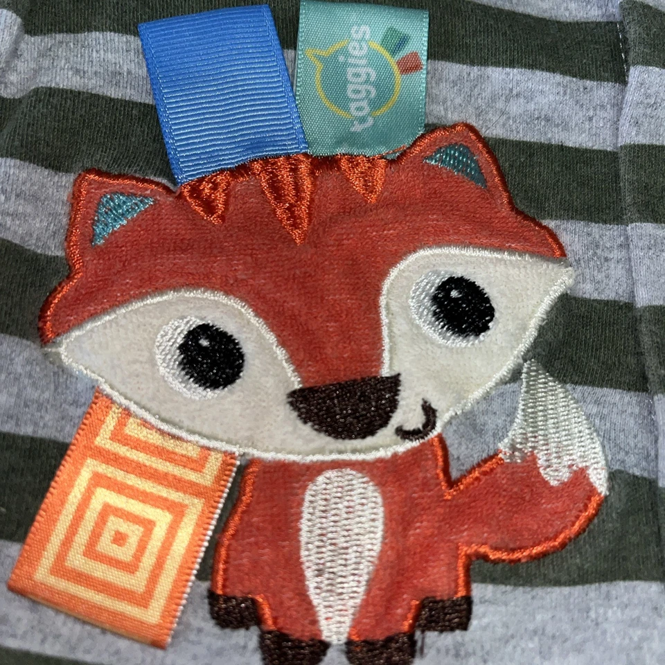 Топ для мальчиков TAGGIES цельный 6 месяцев с длинным рукавом лиса и еж - Изображение 2 из 4