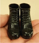 Vintage 1970 Hasbro GI Joe AT Land Sea Air Adventurer Pair Short Black Boots C8