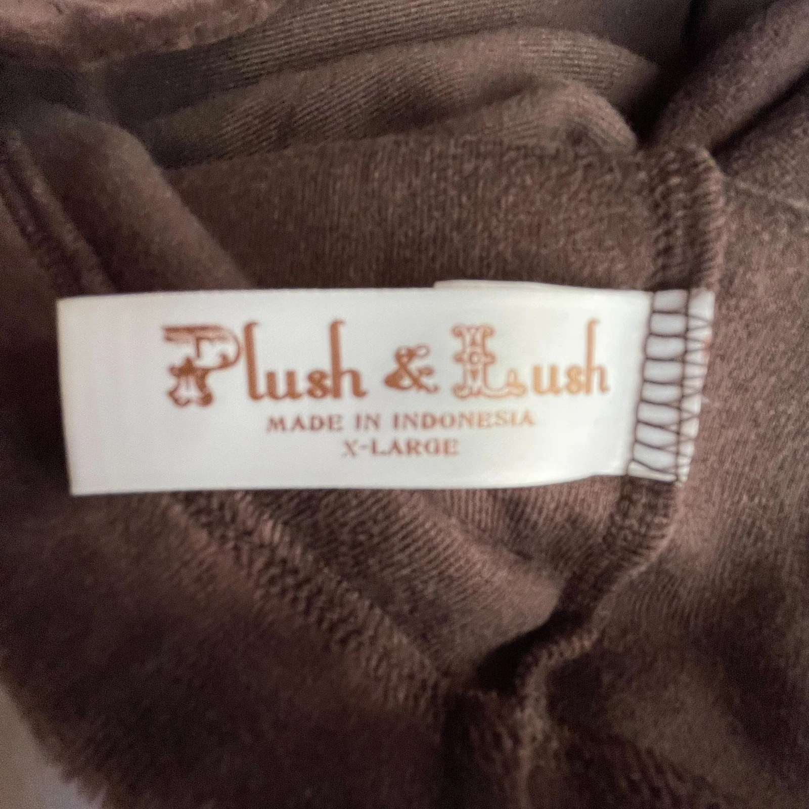 UNDERCOVER Victoria's Secret giacca velluto marrone cappuccio vita regolabile TG XL C101344