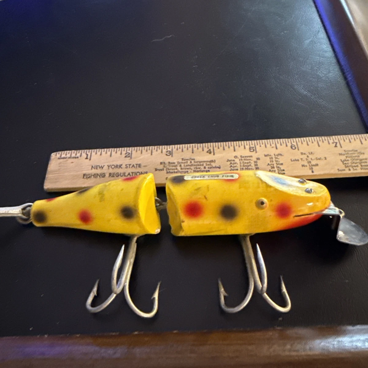 Leurre Creek Chub Pikie Striper Joint Argenté – Vintage 6818 Pour Pêche Au Bar