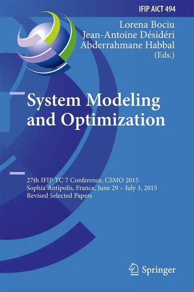Lorena Bociu (U. A.) | System Modeling And Optimization | Buch | Englisch (2017)-image