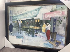 watercolour painting titled "Getting By" by artist Brian Smith