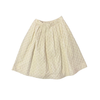 Bonpoint Euridice Skirt White Size 4T NWT $435 Retail