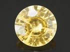 NATURAL MINE - ROUND 6MM. YELLOW SAPPHIRE 0.93 CTS.