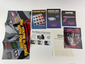 Nintendo NES Power Set Console CIB Complete In Box w/ Manuals, Game & Power Pad