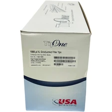 Usa Scientific 1122-1830 1000ul XL Graduated Filter Tips 10 Racks of 96 Tips